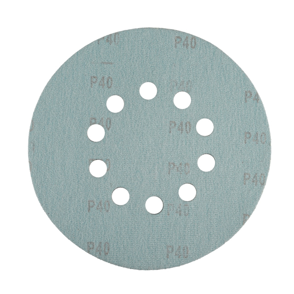 Disc abraziv pentru slefuitor cu excentric KB225.40 PROCRAFT (Set 10 buc) Diametru: 225 mm Granulatie: P40 [4]