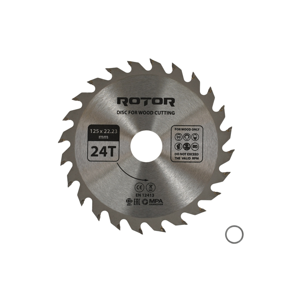 Disc taiat lemn ROTOR 125*22,23 24T [1]