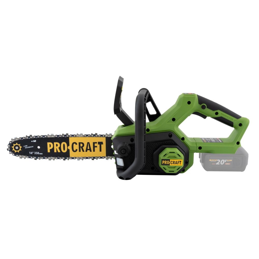 Drujba pe acumulator PROCRAFT PKA60, Brushless, 3500 rot/min, NU CONTINE ACUMULATOR SI INCARCATOR [3]