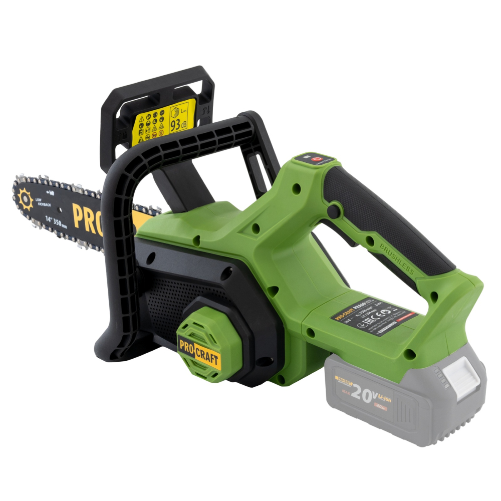 Drujba pe acumulator PROCRAFT PKA60, Brushless, 3500 rot/min, NU CONTINE ACUMULATOR SI INCARCATOR [6]