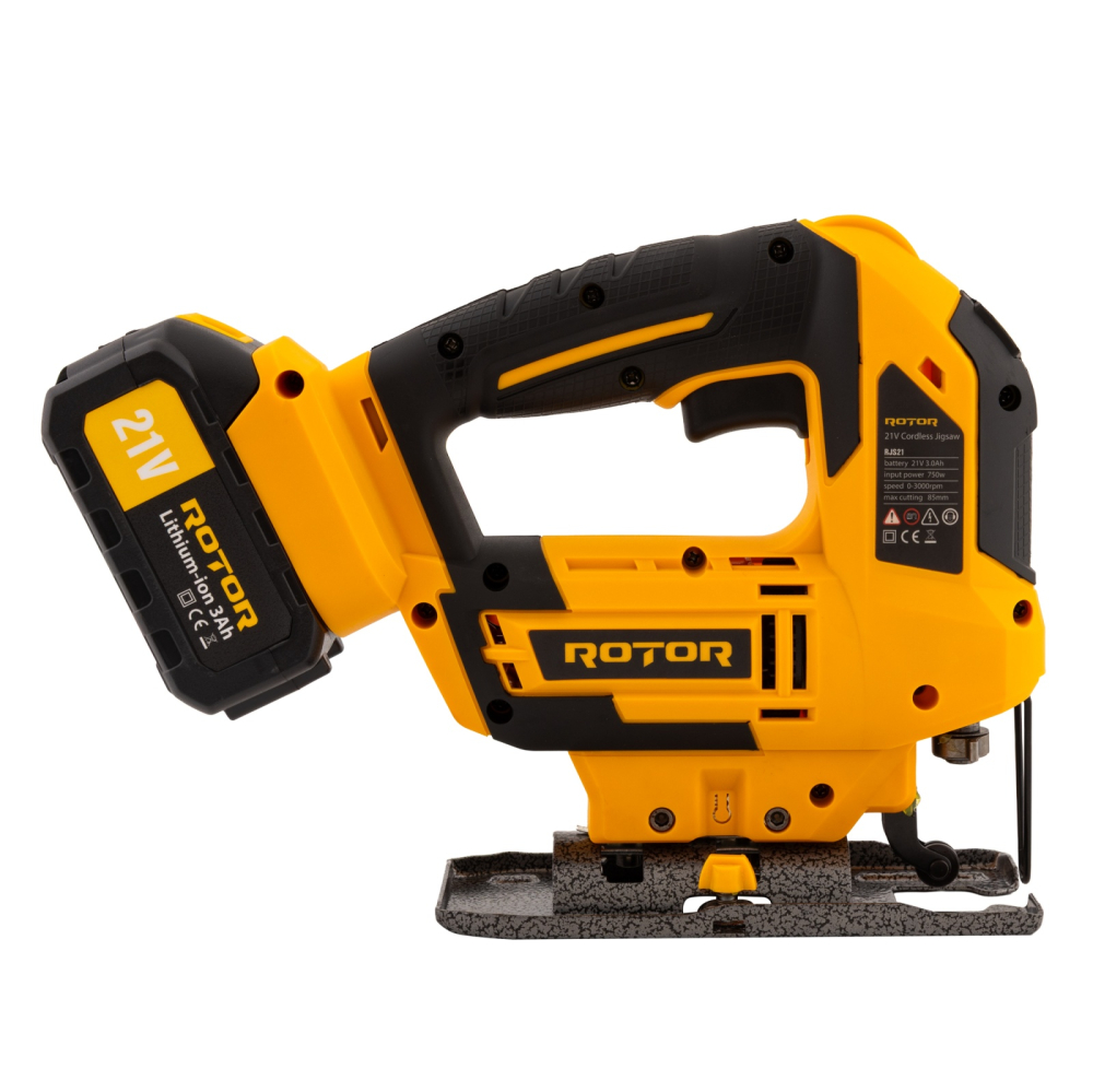Fierastrau pendular pe acumulator ROTOR RJS21,21V/ 3 Ah, 750W, 3000 rot/min [6]