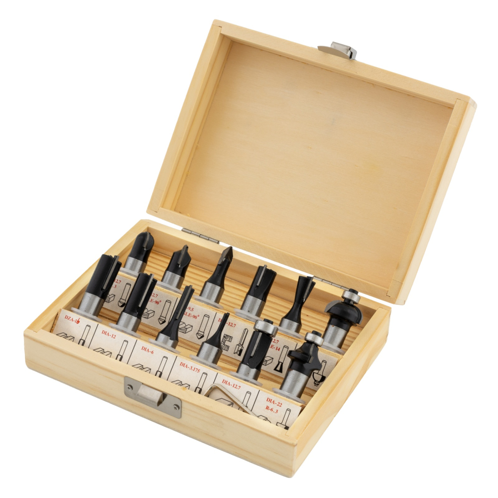 Freza PROCRAFT POB-2400 , 2000W, 23000 RPM, Set 12 freze pentru lemn [9]