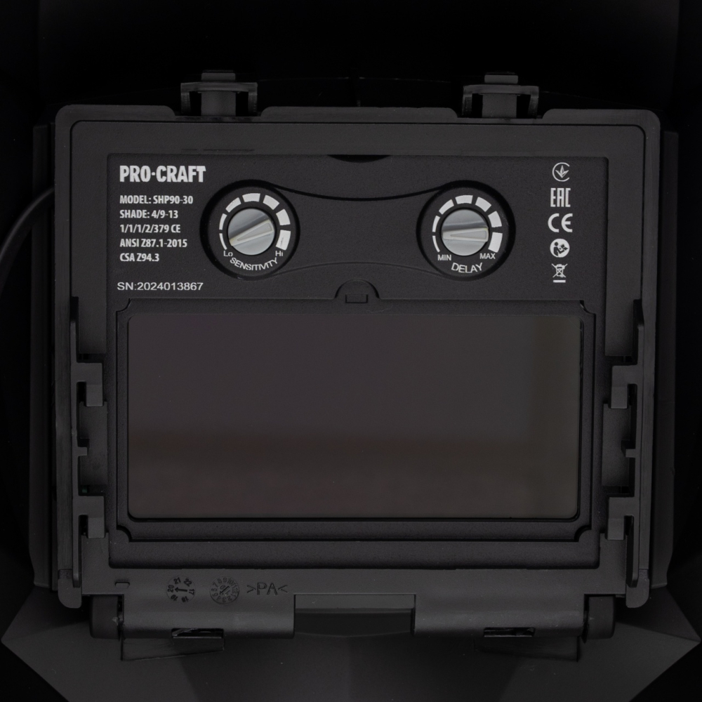 Masca sudura Procraft SHP-90-30, Chameleon, Cristale Lichide, Li-ionSolar, Din-16 [4]