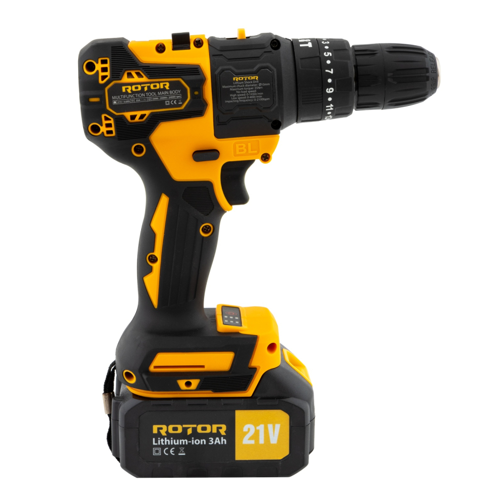 Multifunctional 5 in 1 pe acumulator ROTOR RTS2 , 24000 rot/min, 21V/3Ah, Brushless [5]