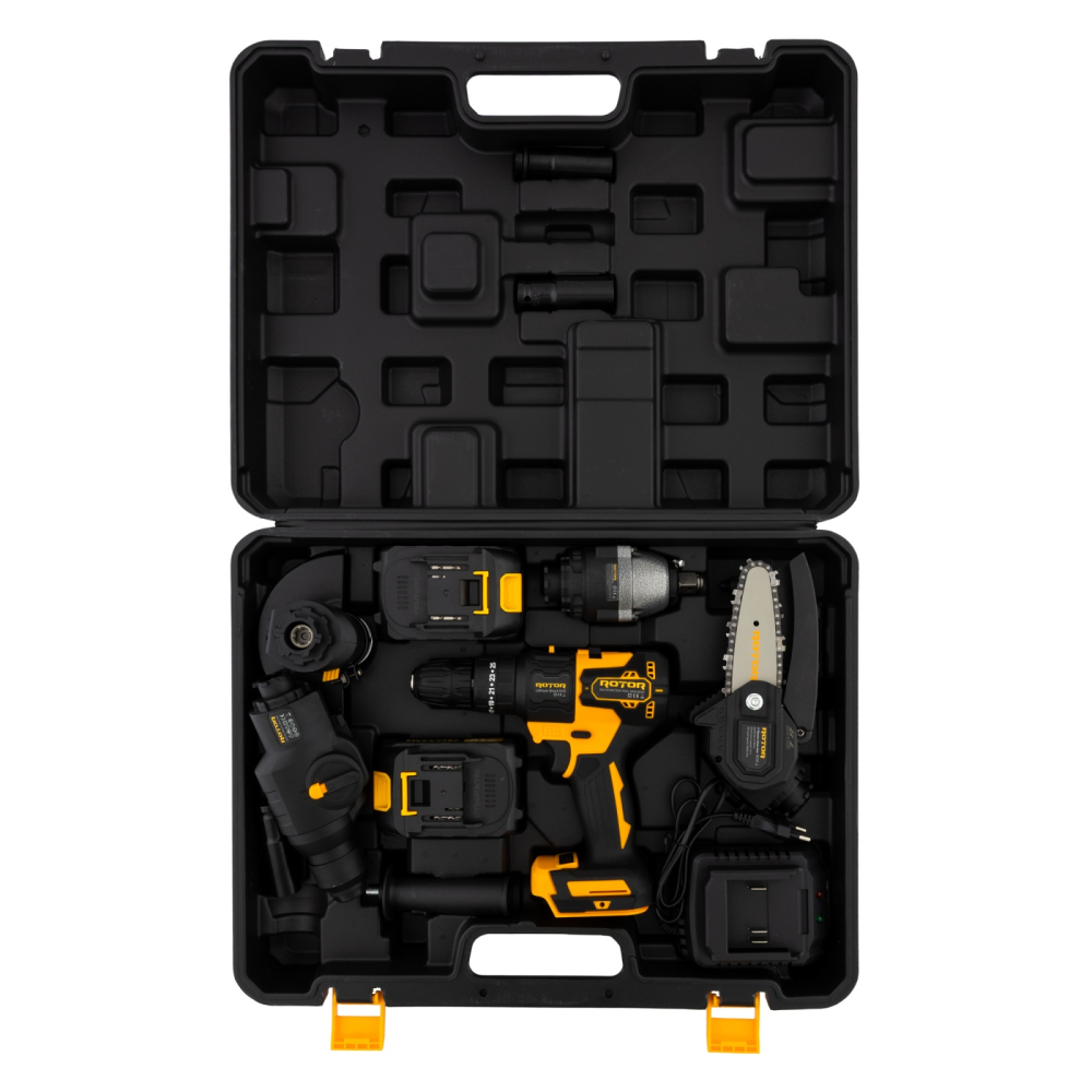 Multifunctional 5 in 1 pe acumulator ROTOR RTS2 , 24000 rot/min, 21V/3Ah, Brushless [15]