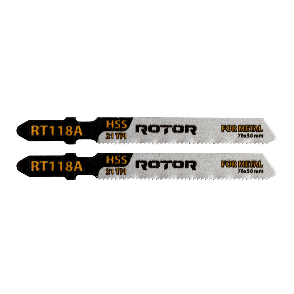 Panza fierastrau pendular pentru metal, 76x50 mm Set 2 buc ROTOR RT118A [1]