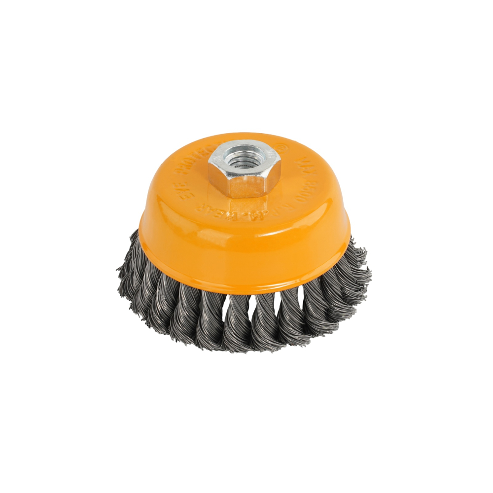 Perie de sarma tip cupa cu noduri rasucite ROTOR 100mm M14 [1]
