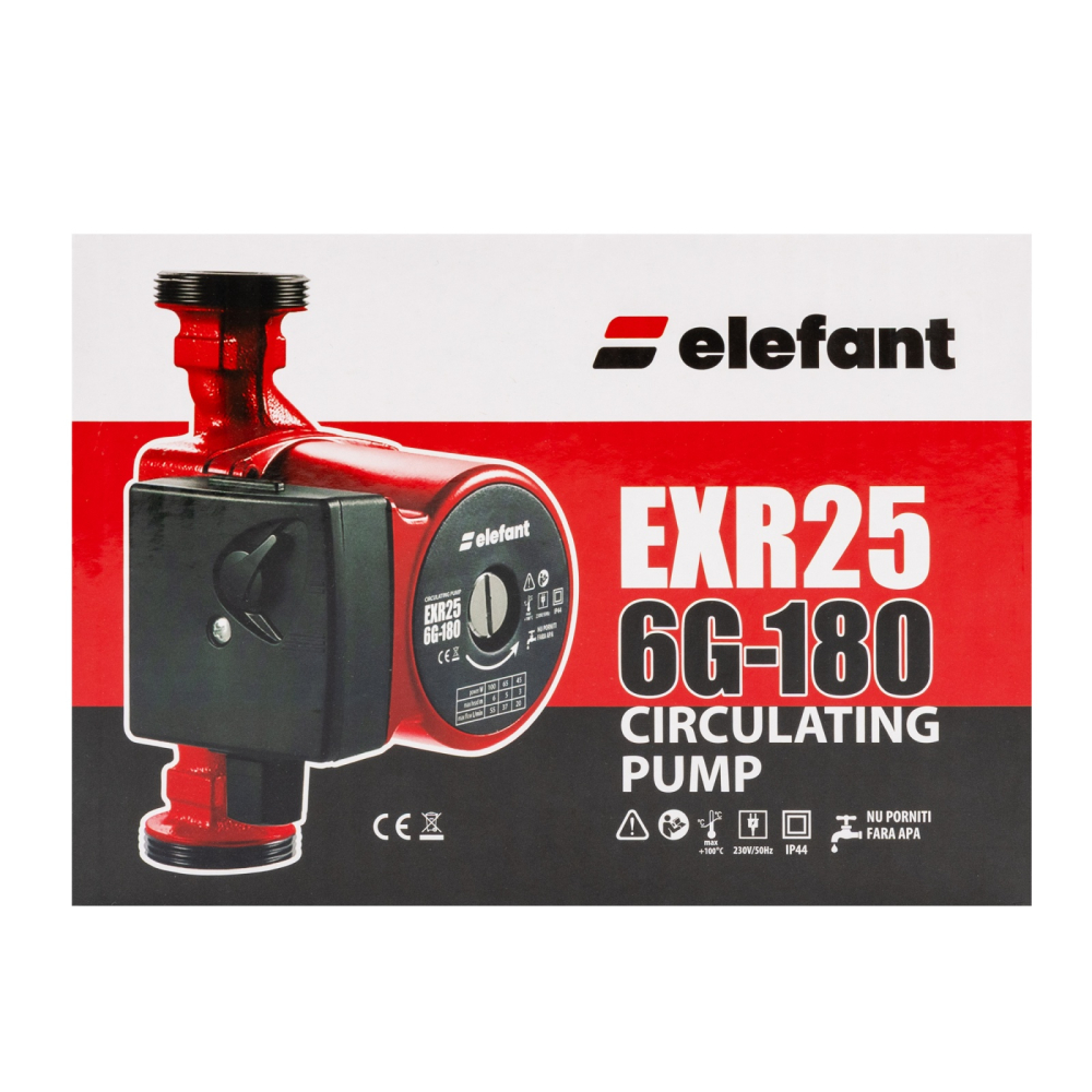 Pompa de recirculare Elefant EXR25 6G-180, 100W [6]