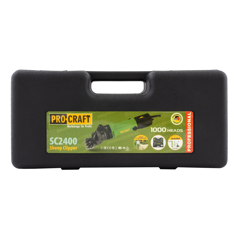 Procraft SC2400, Putere 350W, aparat de tuns oi [13]