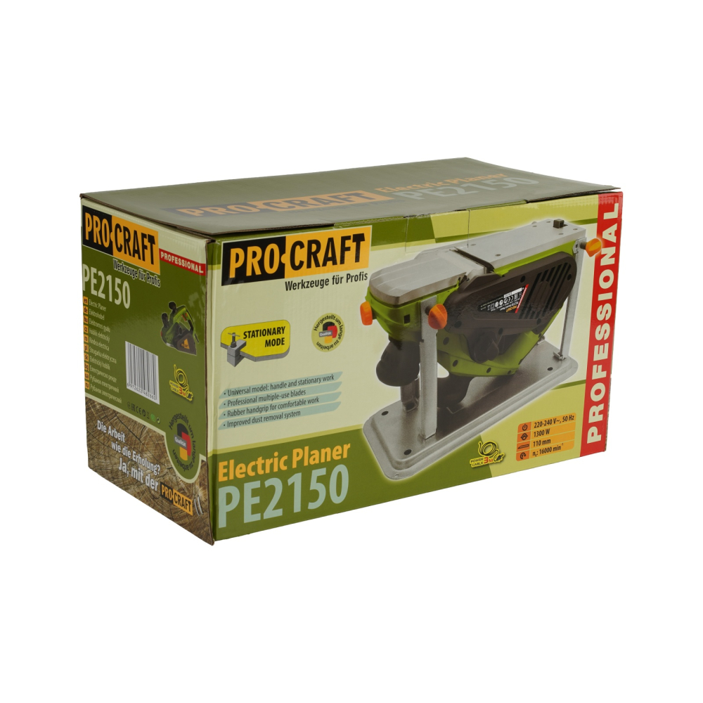 Rindea Electrica cu masa Procraft PE 2150, 1.3 kW, 16000 rpm, 2 cutite sac colectare [10]