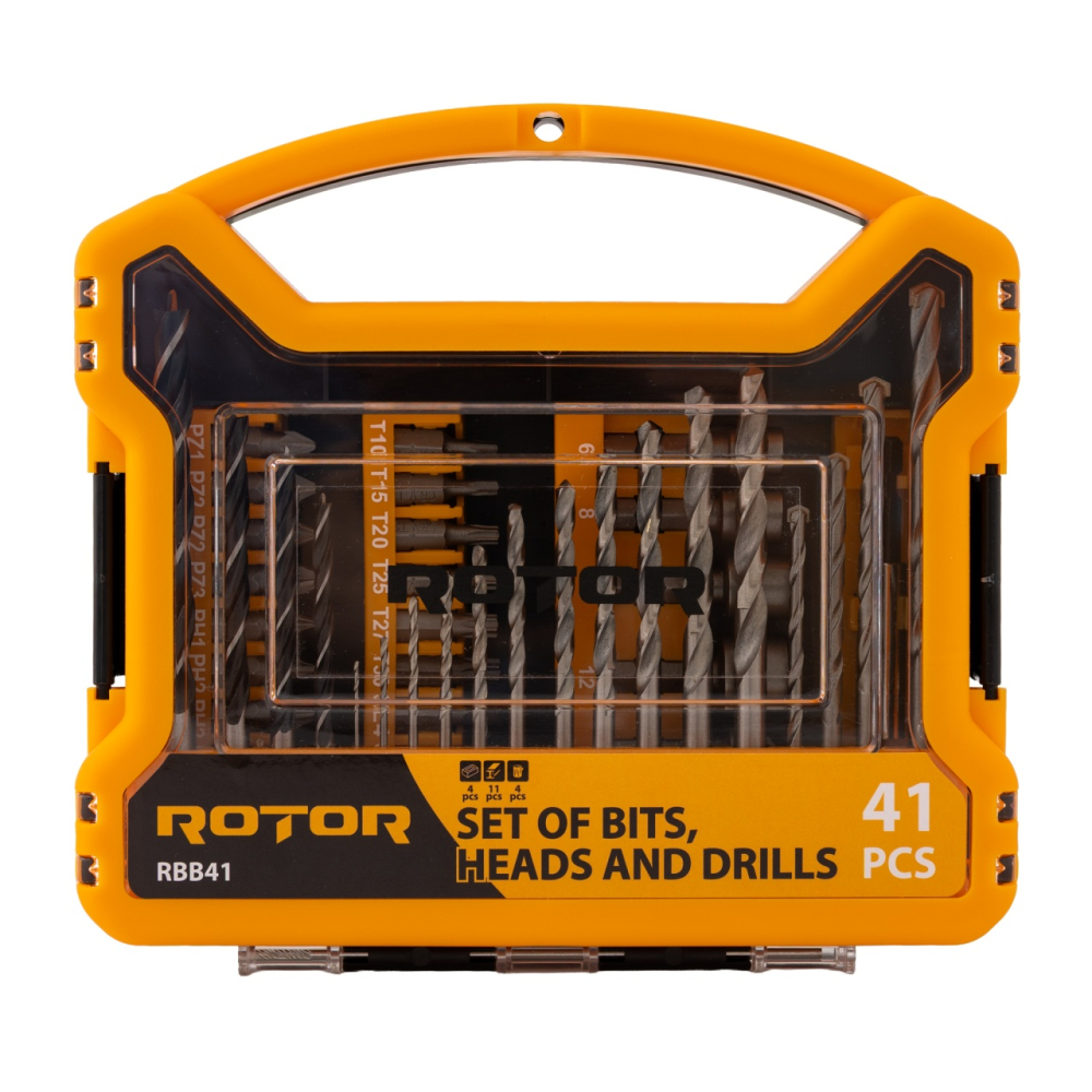 Set biti, tubulare si burghie, 41 piese ROTOR RBB41 [3]