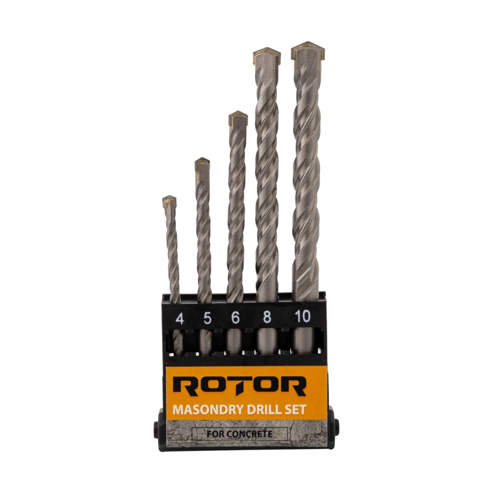 Set burghie pentru beton, 5 piese ROTOR RBB5 [1]