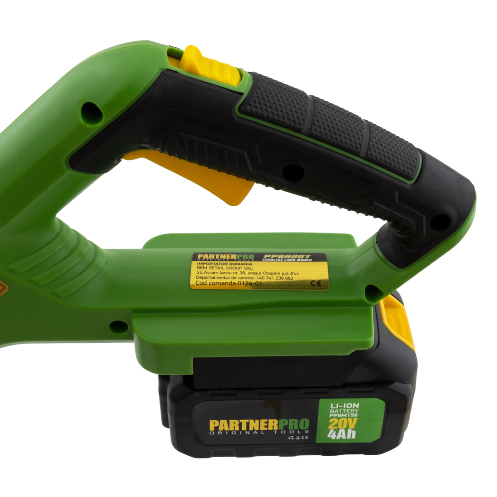 Trimmer pe acumulator PARTNERPRO PP8A227 , 20V , 8000 RPM, tija reglabila [7]
