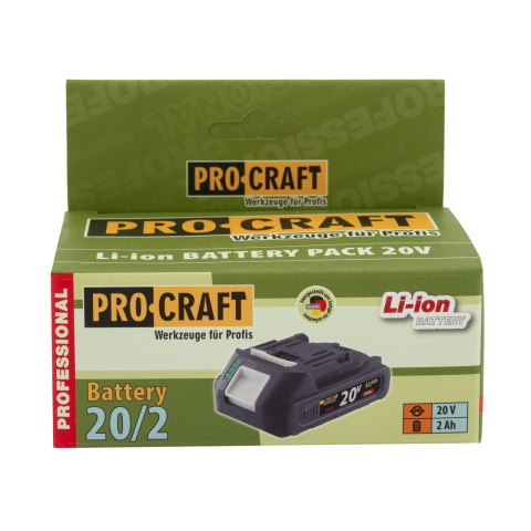 Acumulator PROCRAFT 20V, 2Ah , LI-ION [2]