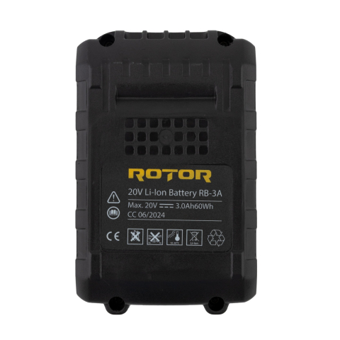Acumulator RB-3A 20V/3Ah ROTOR [3]
