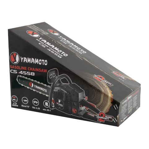 Drujbă pe benzină YAMAMOTO CS-4558 4.8 kW / 4 CP, 58 cm³, 3400 rot/min [12]