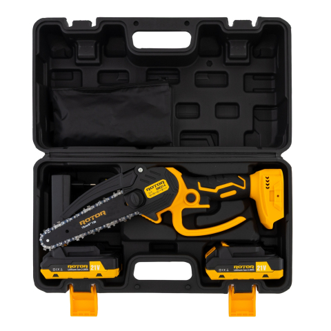 Fierastrau cu lant si acumulator ROTOR RMC21-6, 12m/s, 21V / 2Ah [11]