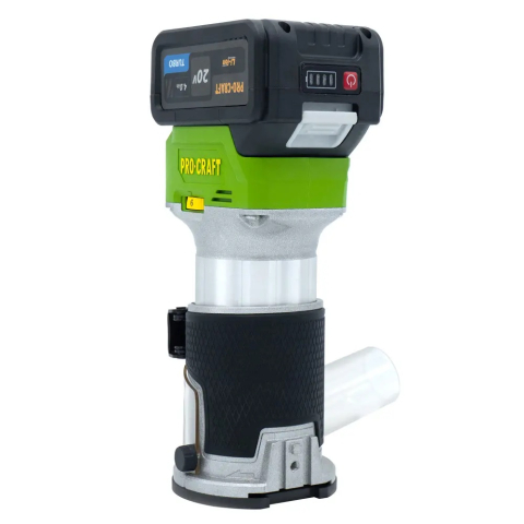 Freza lemn pe acumulator cu 1 acumulator si incarcator PROCRAFT POB24 [4]