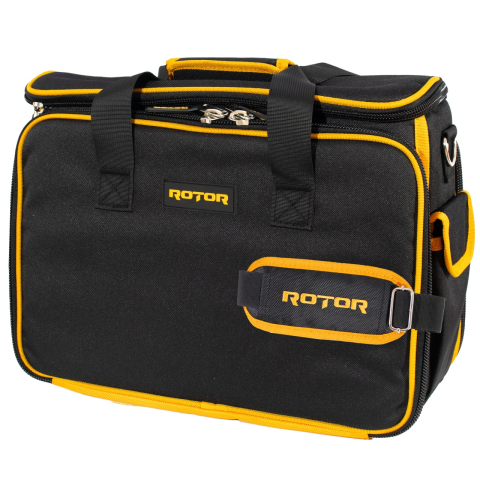 Scule de mana - Geanta textila pentru scule 16" ROTOR R-TB0316, 41 buzunare