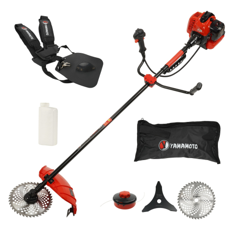 Motocoasa pe benzina Yamamoto YBC-57 6CP, 52CC, 2T [3]