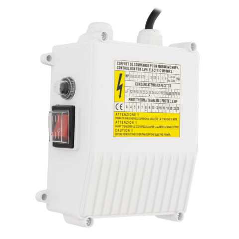 Piese si accesorii hidrofoare - Panou Control Pompa Apa SKM100 0.75Kw 1Hp, 220V, Elefant