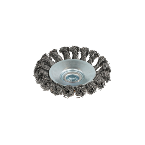 Perie de sarma conica cu noduri ROTOR 100mm M14 [2]