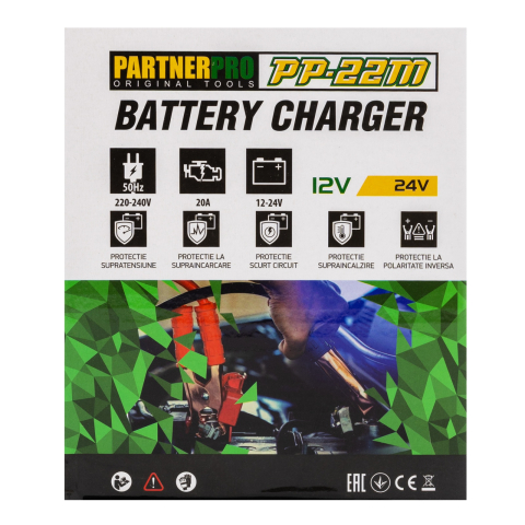 Redresor auto PARTNER PRO PP-22M, 12/24 V, 220 V [7]
