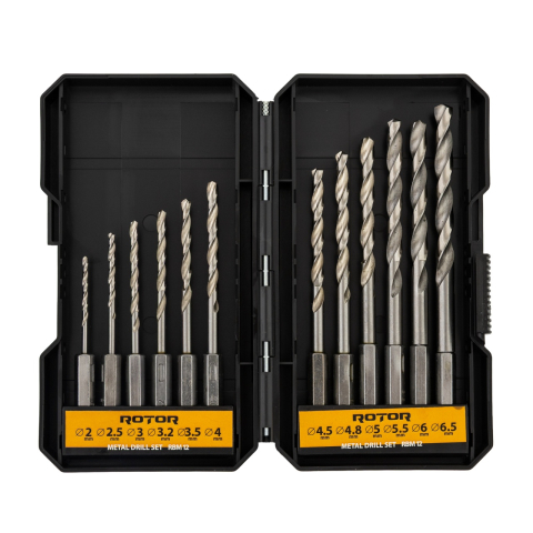 Set burghie metal, HEX, 12 piese ROTOR RBM12 [3]