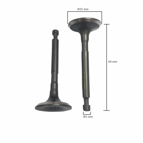 Supape compatibilie Honda GX 160 (5.5hp, 6.5hp, 168F), Elefant [3]