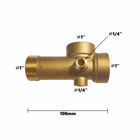 Teu de lagatura din alama cu 5 cai 10cm 300g, Elefant [4]
