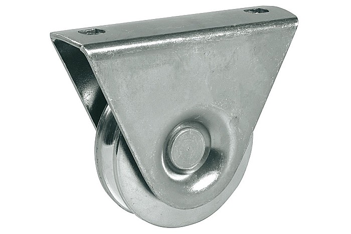 Roata cu rulment tip P si suport diametru 80mm 385080P [2]