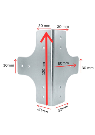Diverse - Conector metalic CONEXOR TD30 – element de asamblare fără sudură