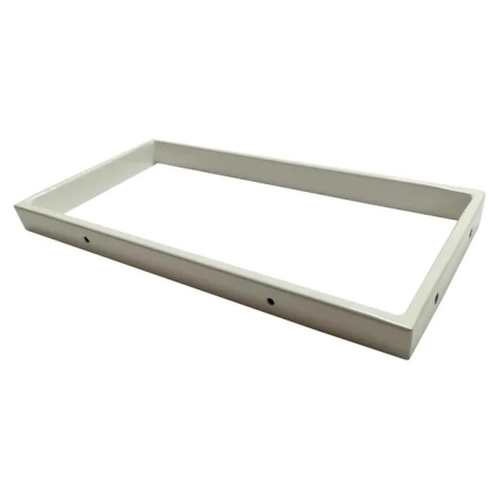 SUPORTI - Set 2 console portprosop pentru blat – alb, oțel
