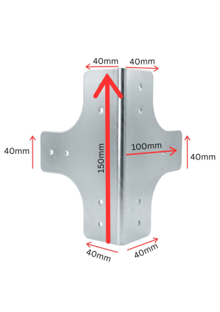 Diverse - Conector metalic CONEXOR TD40 – element de asamblare fără sudură
