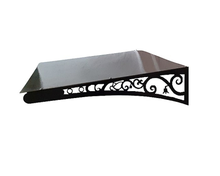 COPERTINA - Copertina  COP 003, 1000x700x270mm in fier forjat si marginile din tabla decupata cu laser cu policarbonat
