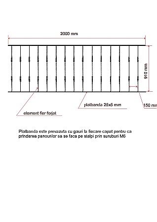 Panou balcon 2000x910 mm, PB004 [1]
