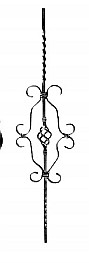 DECORATIVE - Panou fier forjat PN021