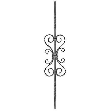 DECORATIVE - Panou fier forjat PN002