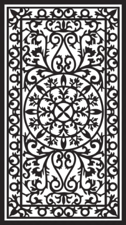 POARTA PIETONALA - Poarta acces pietonal , 1680 mm X 880 mm ,din tabla decupata (Traforata CNC)  PP011