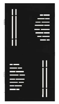 POARTA PIETONALA - Poarta acces pietonal,din tabla decupata (Traforata CNC) cu plasma,PP015 , 1680 X 880 mm