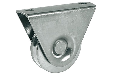 Roata cu rulment tip P si suport diametru 80mm 385080P [1]