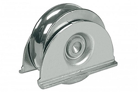 ACCESORI PORTI - Roti cu rulment si suport tabla Φ60 mm profil P 384060P