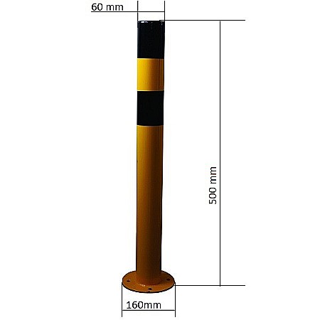 Stalp metalic pentru delimitare spatii si parcare,SMDS003 [1]