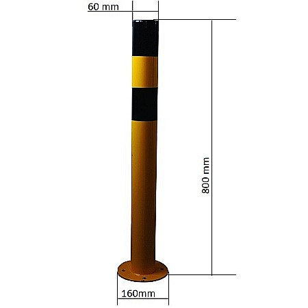 Stalp metalic pentru delimitare spatii si parcare,SMDS001 [1]