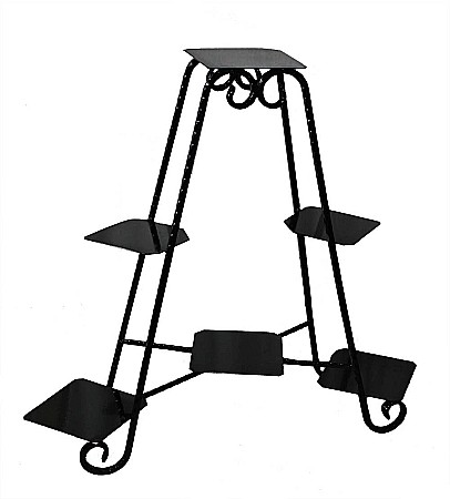 DECORATIVE - Suport fier forjat 6 ghivece