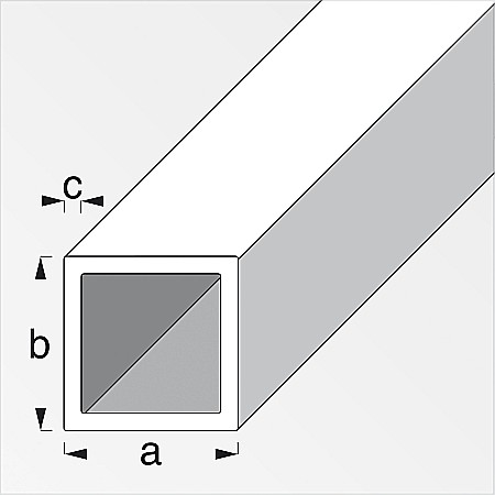 ŢEAVĂ PĂTRATĂ OŢEL LAMINAT 20X20X1.5 x1000 [1]