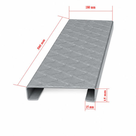 Treapta pentru scara TS001 500x180