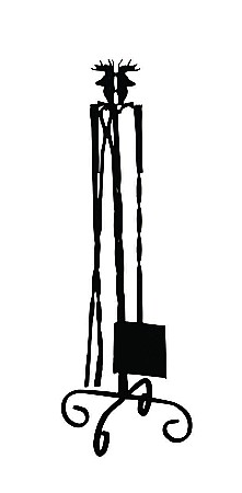 DECORATIVE - Ustensile semineu cerb
