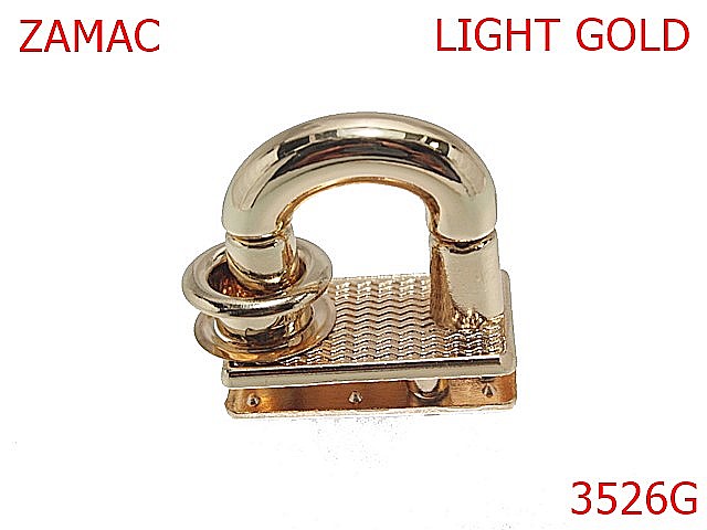 3526G/INCHIZATOARE PE OCHET-26X15-mm---gold light---2F3-- [2]