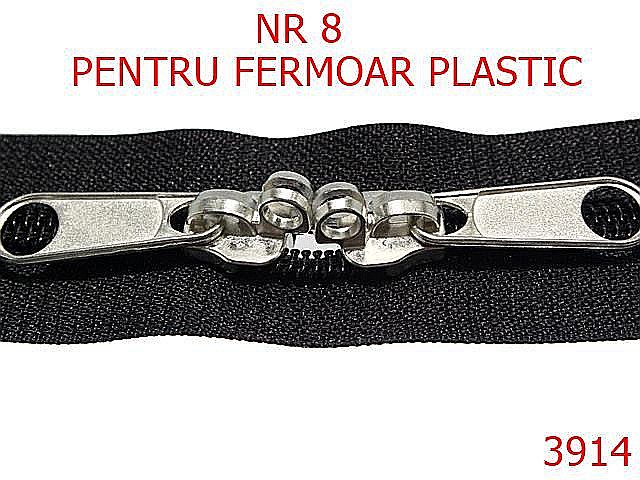 3914/CURSOR NR 8 PT PLASTIC CU SIST DE INCHIDERE-NO 8----nichel----- [2]
